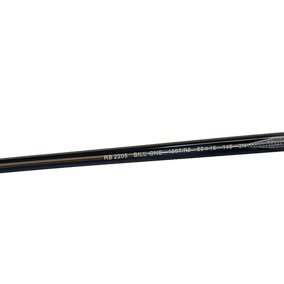 Ray-Ban Bill One Sunglasses RB 2205 1397/R5 Blue on Crystal Blue Unisex & Case - Picture 6 of 9